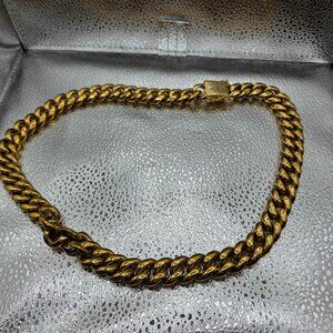 24k Gold Plated Chain Stainless Steel Necklace